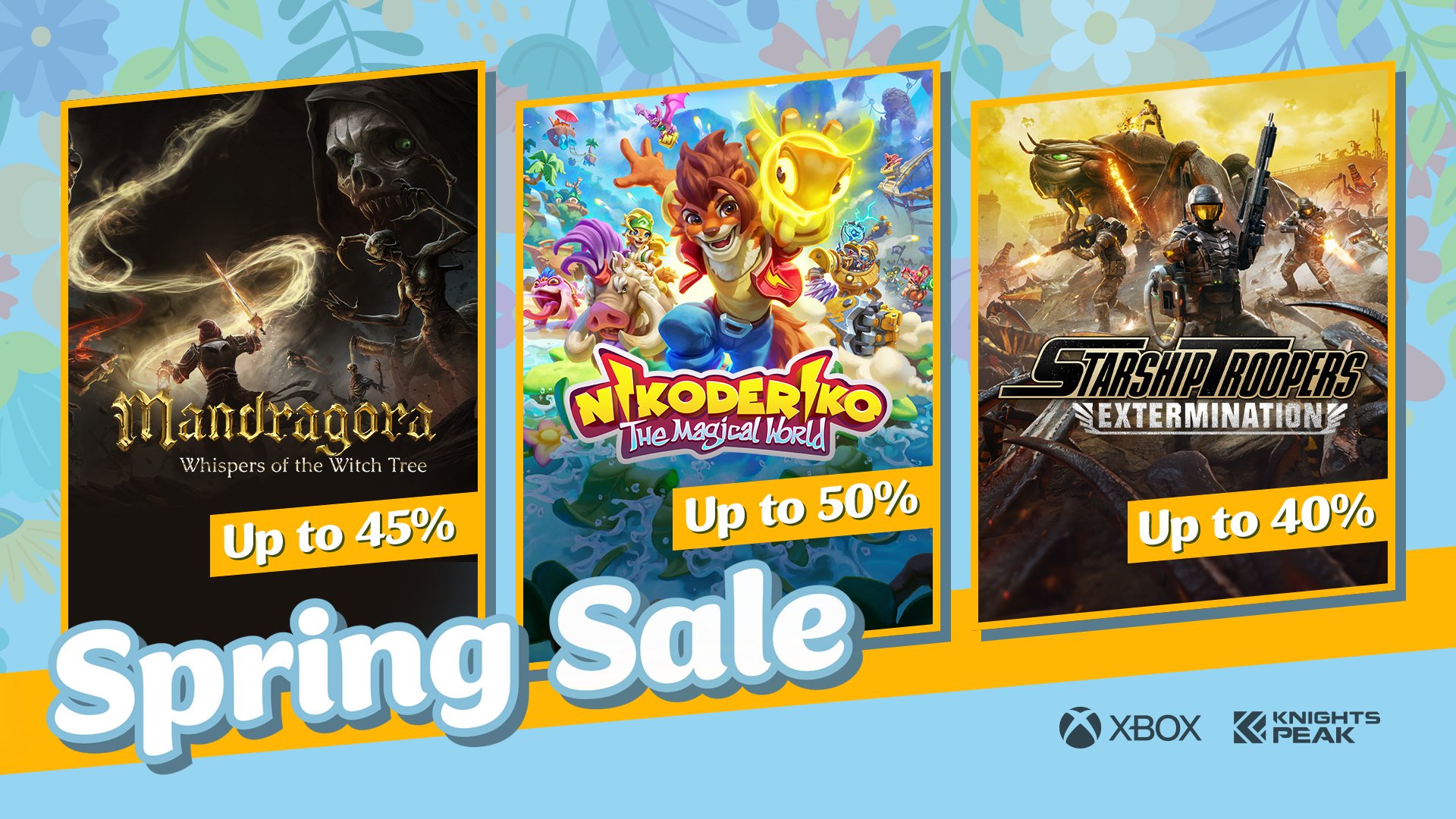Xbox Spring Sale is here! Get select Knights Peak titles at great discounts toda...
